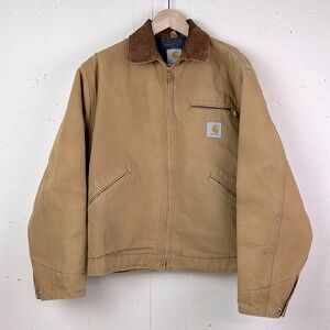 Vintage 90’s Carhartt Detroit Chore Blanket Jacket Brown